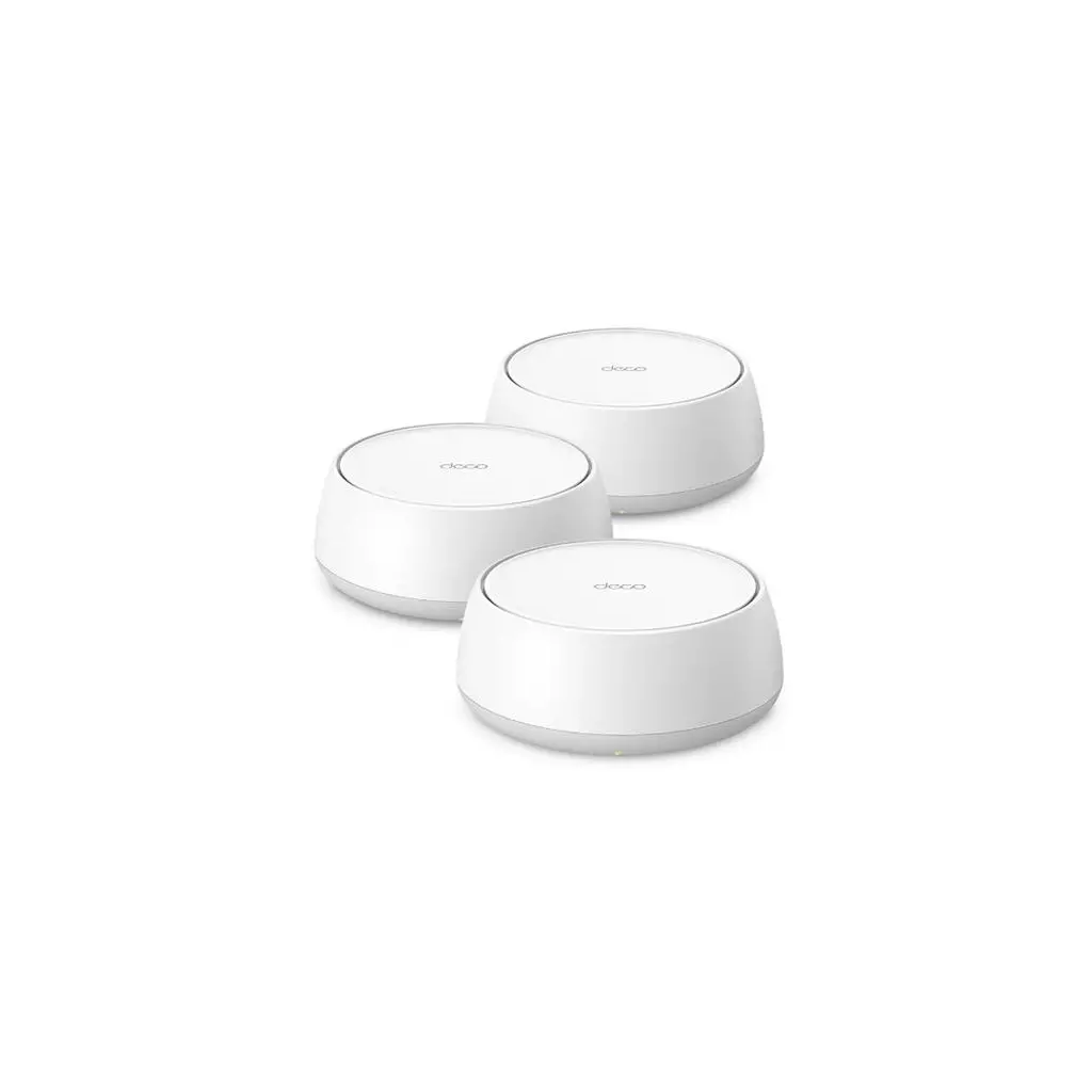 Obrázek produktu WiFi router TP-Link Deco BE22(3-pack) BE3600, WiFi 7, 2x GLAN, USB, 2,4/5GHz