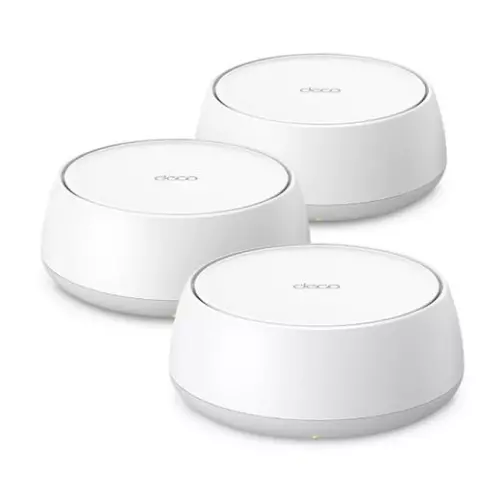 obrázek produktu WiFi router TP-Link Deco BE22(3-pack) BE3600, WiFi 7, 2x GLAN, USB, 2,4/5GHz