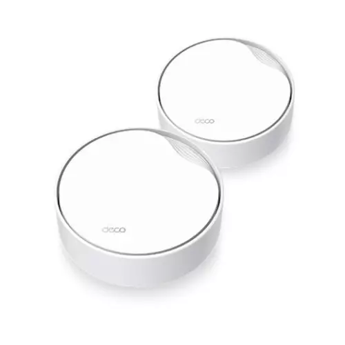 obrázek produktu WiFi router TP-Link Deco X50-PoE(3-pack) WiFi 6, 1x 2,5GLAN, 1x GLan s PoE, 2,4/ 5GHz AX3000