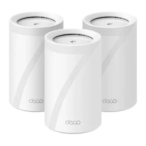 obrázek produktu WiFi router TP-Link Deco BE65(3-pack) AXE9300, WiFi 7, 4x 2.5GLAN, USB, 2,4/5/6GHz