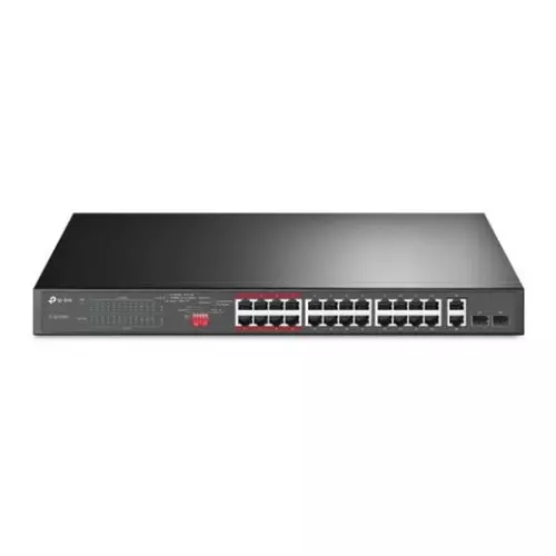 obrázek produktu Switch TP-Link TL-SL1226P 24x LAN/PoE+, 2x GLAN, 2x SFP Combo, 250W