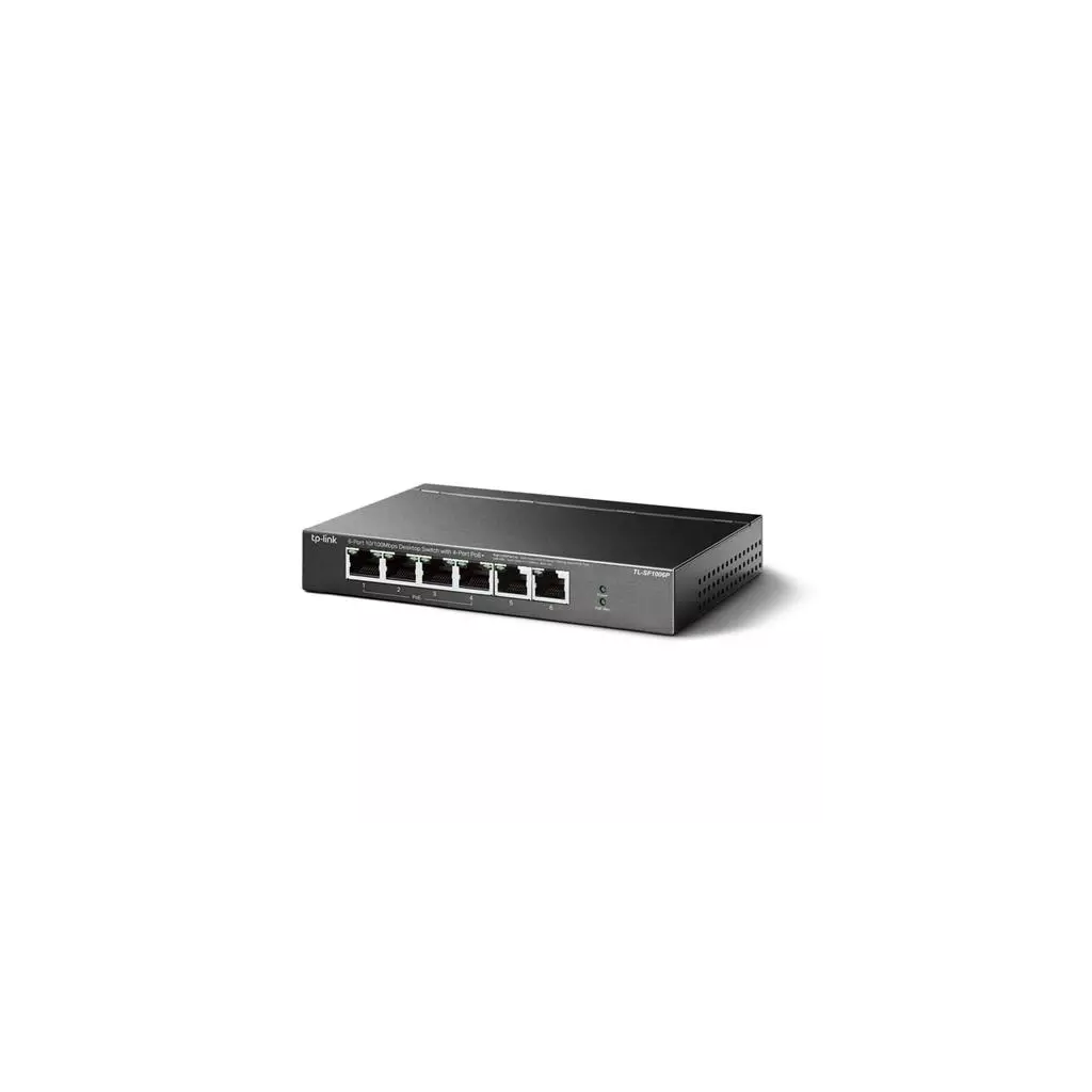 Obrázek produktu Switch TP-Link TL-SF1006P 6x LAN, 4x PoE+, 67W, kov