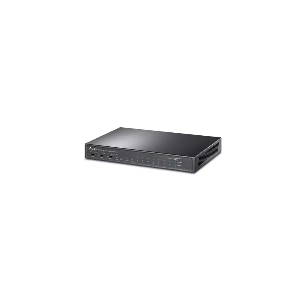 Obrázek produktu Switch TP-Link TL-SL1311MP 8x LAN/PoE+, 2x GLAN, 1x SFP , 124W