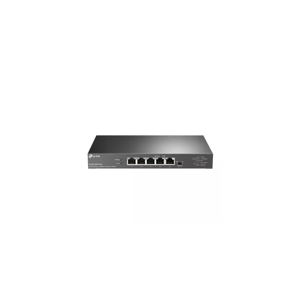 Obrázek produktu Switch TP-Link TL-SG105PP-M2 1x 2,5GLAN, 4x 2,5GLAN s PoE++, 123W