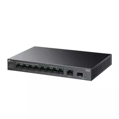 obrázek produktu Switch TP-Link LS1210GP 1x GLAN, 8x GLAN s PoE+, 1x SFP, 61W