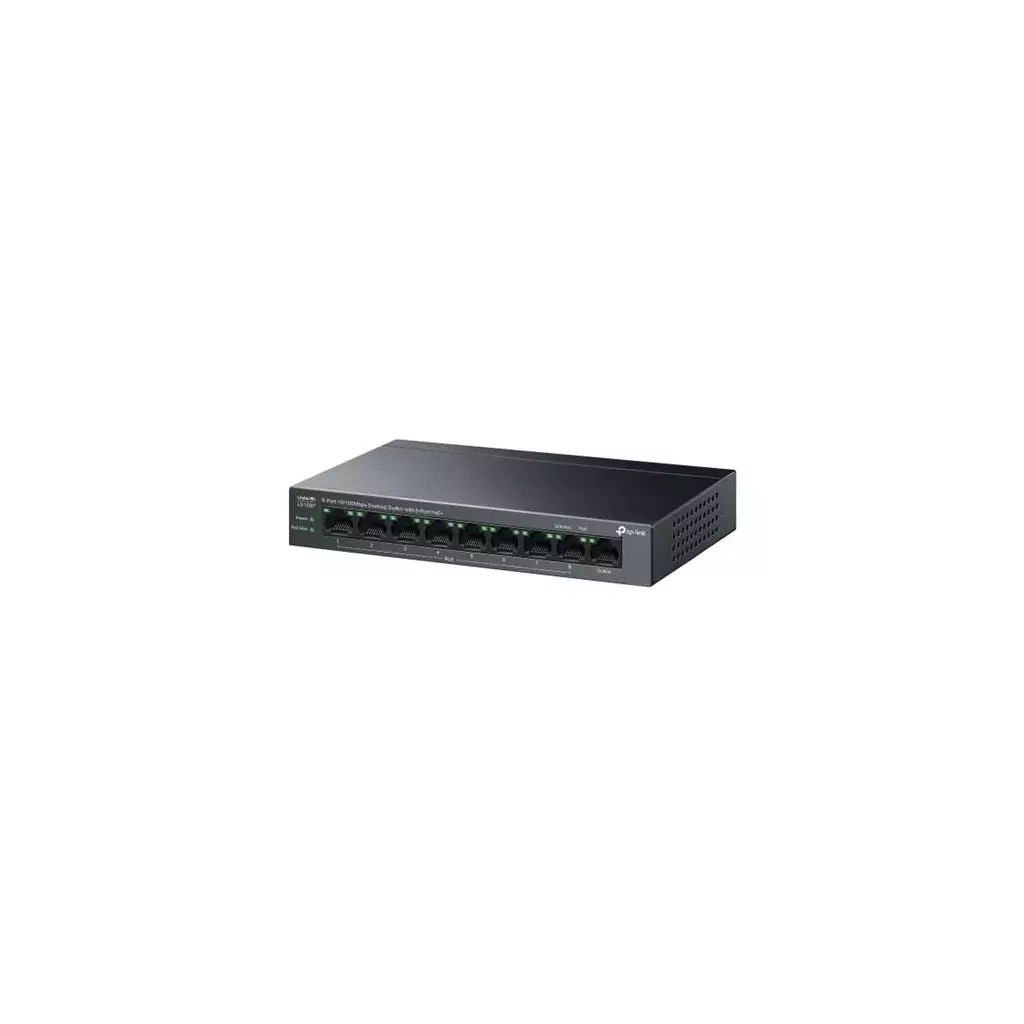 Obrázek produktu Switch TP-Link LS109P 1x LAN, 8x LAN s PoE+, 63W