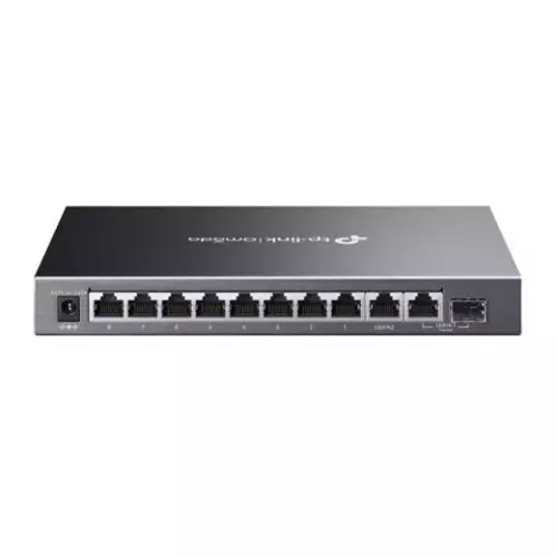 obrázek produktu Switch TP-Link ES210GMP 1x SFP combo, 8x GLan s Poe+, 123W, Omáda SDN