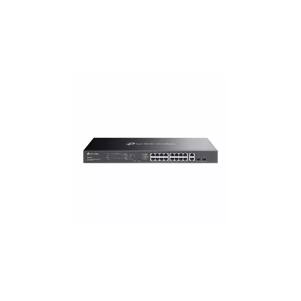 Obrázek produktu Switch TP-Link ES220GMP 2x GLan, 16x GLan s PoE+, 2x SPF combo, 250W, 19