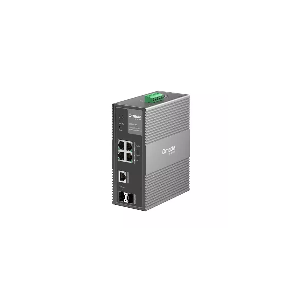 Obrázek produktu Switch TP-Link IES206GPP průmyslový, 2x SFP combo, 8x GLan s Poe+, 180W, DIN, Omáda SDN