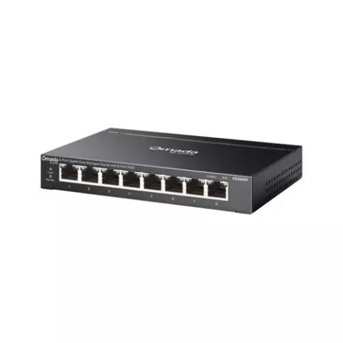 obrázek produktu Switch TP-Link ES208GP 8x GLan s PoE+, 64W, Omáda SDN