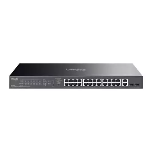 obrázek produktu Switch TP-Link ES228GP 24x GLan s PoE+, 2x GLan, 2x SFP, 250W, Omáda SDN