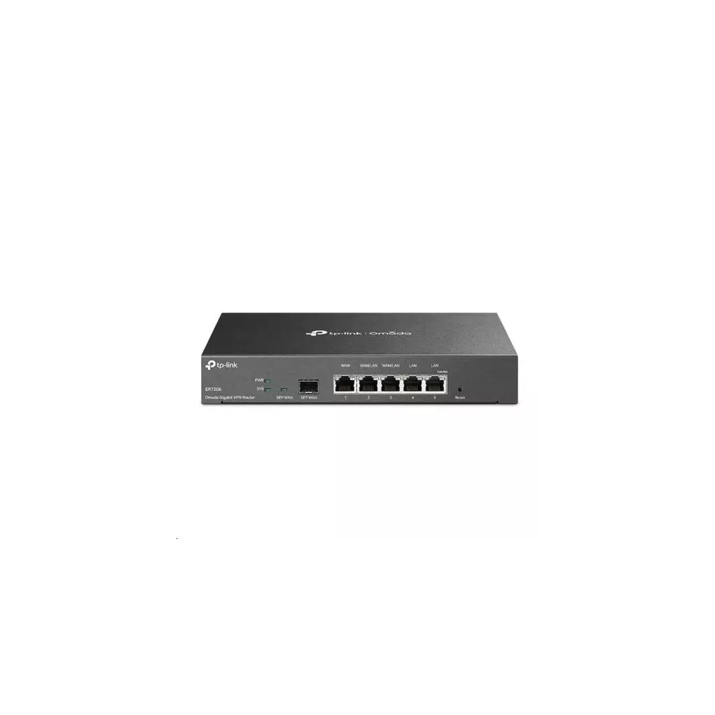 Obrázek produktu Router TP-Link TL-ER7206 SafeStream VPN 1x GWAN + 2x GWAN/LAN + 1x GWAN SFP, Omáda SDN