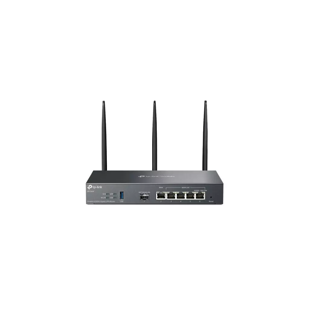 Obrázek produktu Router TP-Link ER706W VPN WiFi 6, 1x GWAN + 4x GWAN/LAN + 1x GWAN/LAN SFP, USB,  Omáda SDN