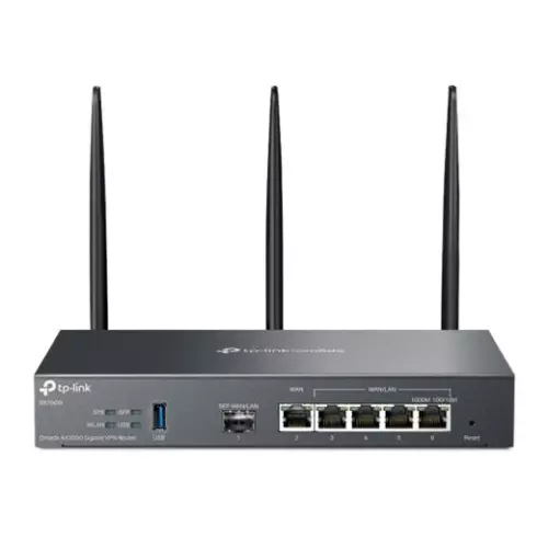 obrázek produktu Router TP-Link ER706W VPN WiFi 6, 1x GWAN + 4x GWAN/LAN + 1x GWAN/LAN SFP, USB,  Omáda SDN