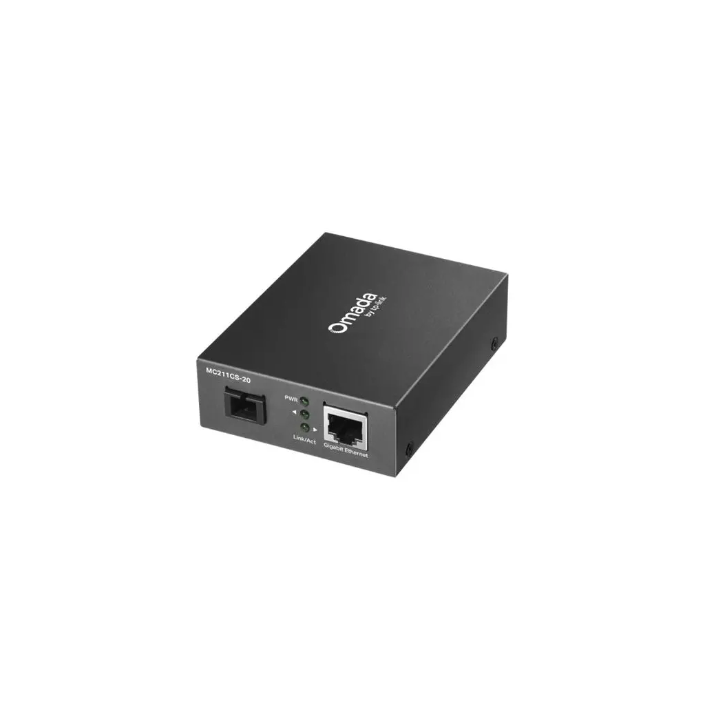 Obrázek produktu Převodník TP-Link MC212CS-20 Transceiver, SM, WDM, 1x GLAN, 1x SC, 20km, Omada SDN