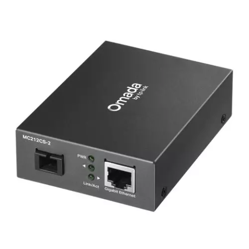 obrázek produktu Převodník TP-Link MC212CS-2 Transceiver, SM, WDM, 1x GLAN, 1x SC, 2km, Omada SDN