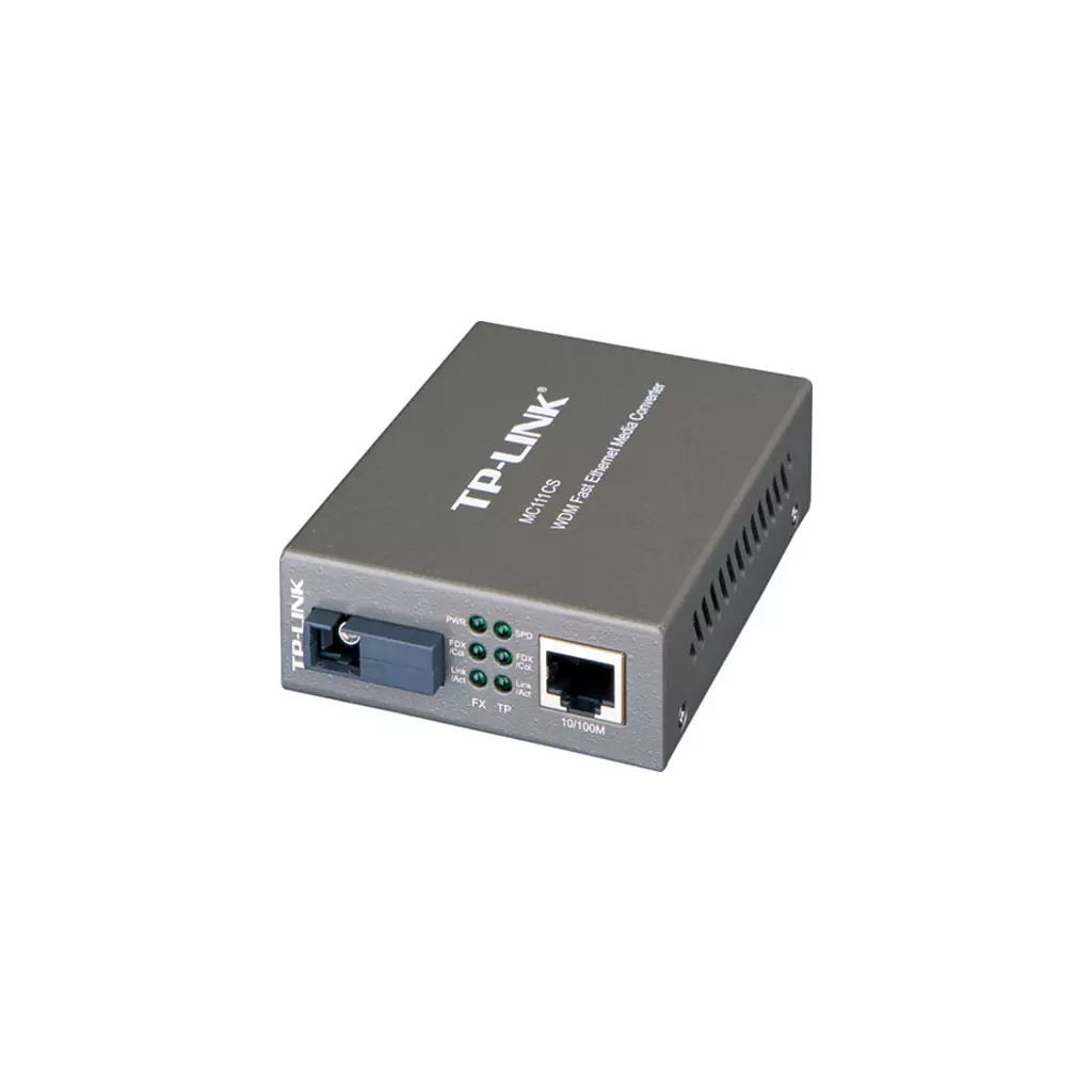 Obrázek produktu Převodník TP-Link MC111CS WDM Transceiver, 10/100, support SC fiber singlmode - Verze 2 (9V)