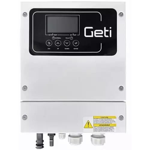 obrázek produktu Regulátor Geti GWH02D solární MPPT 4kW pro ohřev vody, výstup 230V, vstup 350V