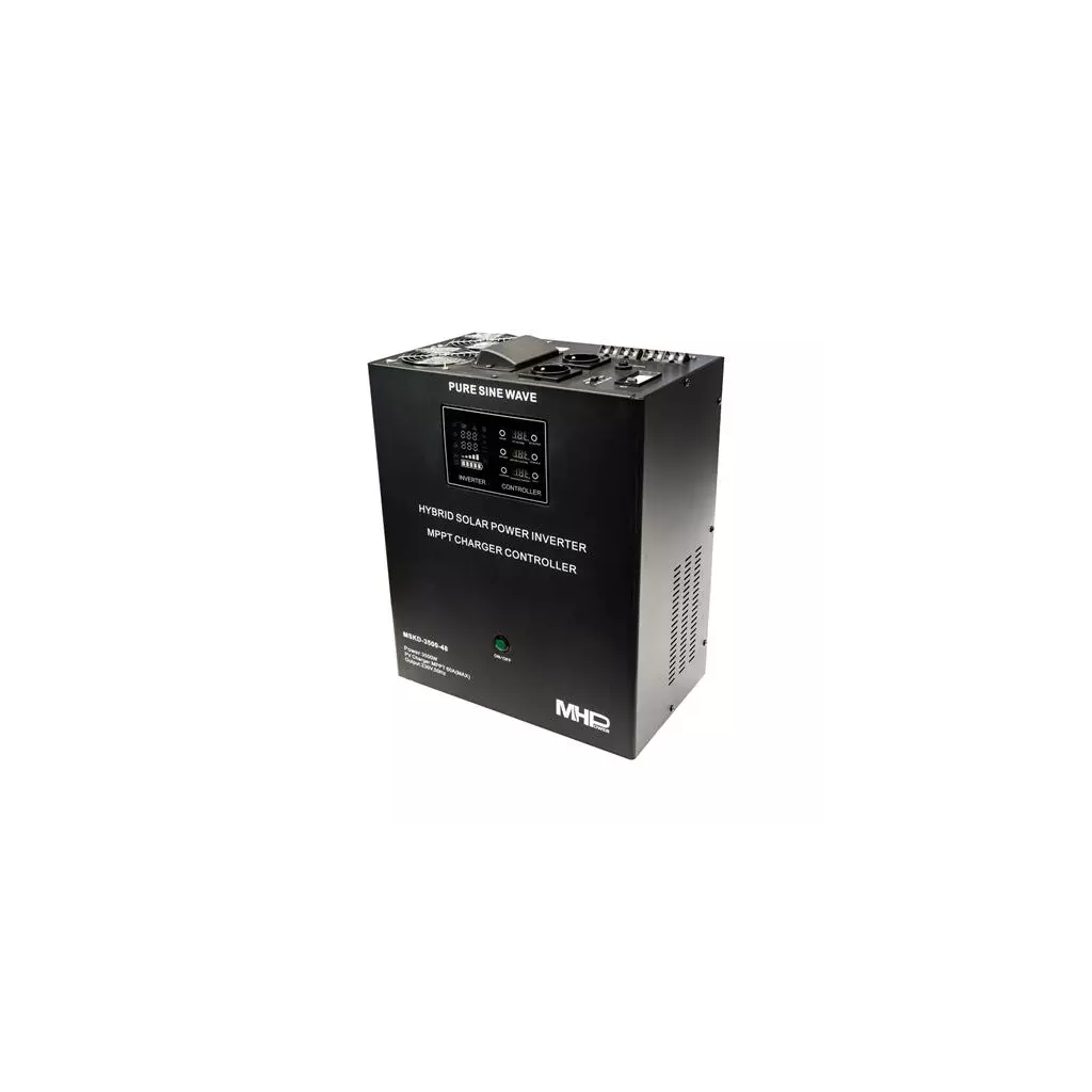 Obrázek produktu Hybridní solární měnič MHPower MSKD-3500-48 UPS, 3500W, čistý sinus, 48V, solární regulátor MPPT