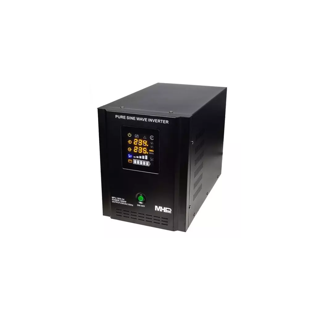 Obrázek produktu Napěťový měnič MHPower MPU-2100-24 24V/230V, 2100W, funkce UPS, čistý sinus