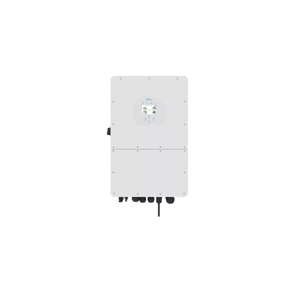 Obrázek produktu Hybridní solární měnič Deye SUN-10K 10kW, 3 fáze, 2x MPPT, pro vysokonapětové baterie