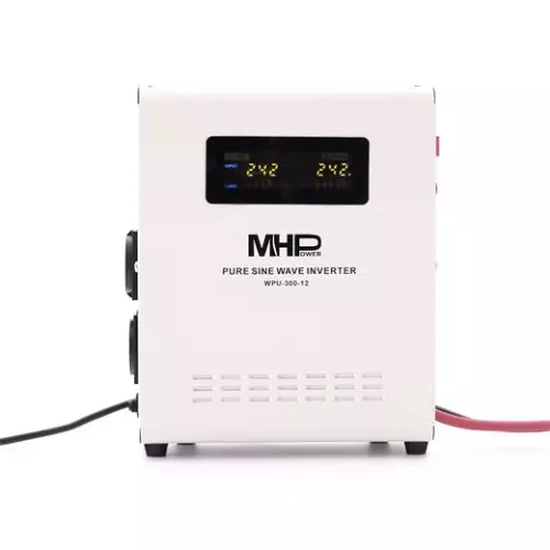 obrázek produktu Napěťový měnič MHPower WPU-300-12 záložní zdroj, UPS, 300W, čistý sinus, 12V