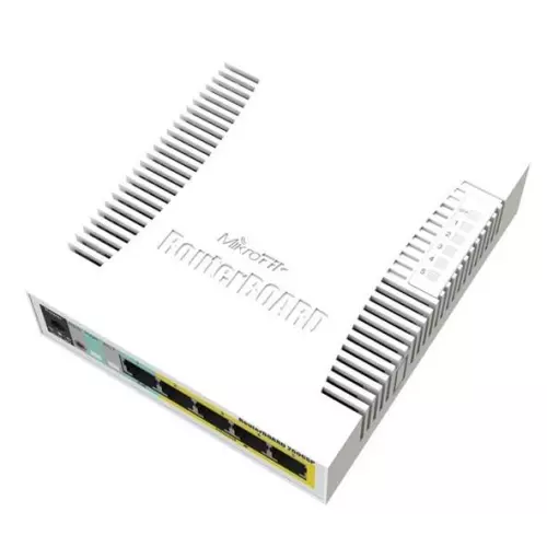 obrázek produktu Switch Mikrotik RouterBOARD 106-1G-4P-1S (RB260GSP) 5x GLan, 1x SFP, SwOS, POE-OUT