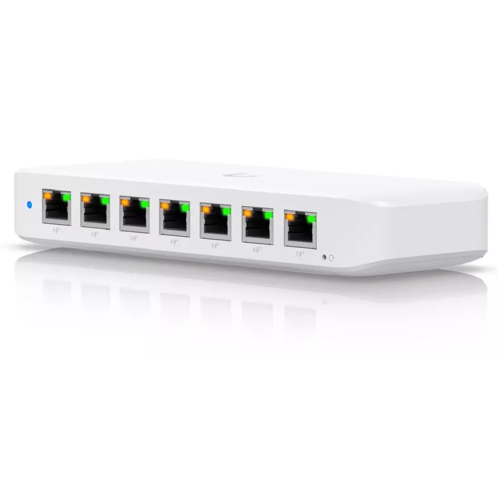 Obrázek produktu Switch Ubiquiti Networks USW-Ultra-210W Unify, 1x GLan s PoE in, 7x GLan s PoE out