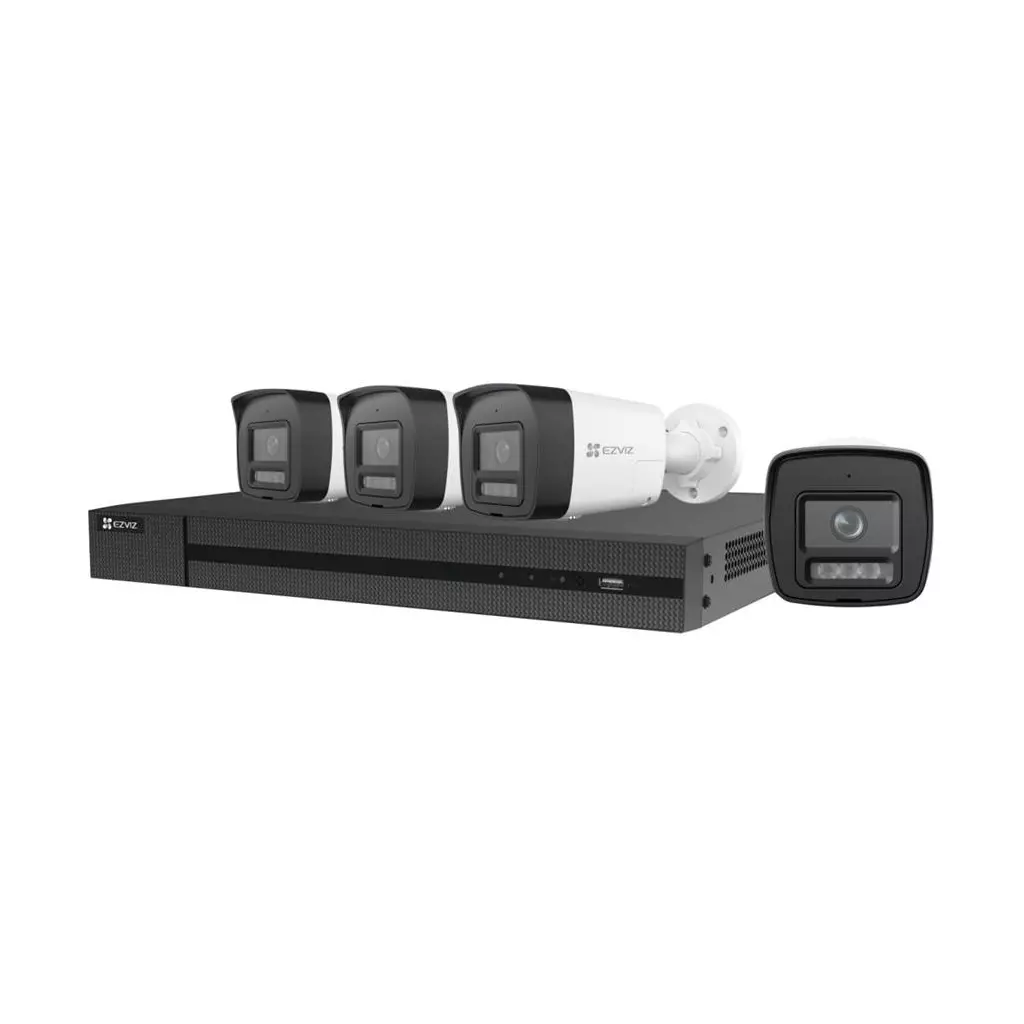 Obrázek produktu Kamerový set Ezviz X5K PoE KIT IP venkovní, bullet, 8Mpix/ 1x 8CH NVR X5K, 4x IP kam. H3K, HDMI/ VGA/ USB/ LAN/ SATA + 2