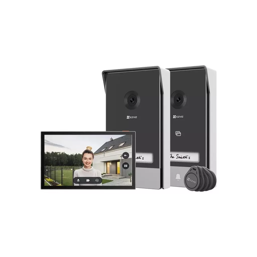 Obrázek produktu Chytrý zvonek Ezviz HP7 2-Entry Kit domácí interkom, Wi-Fi, 7