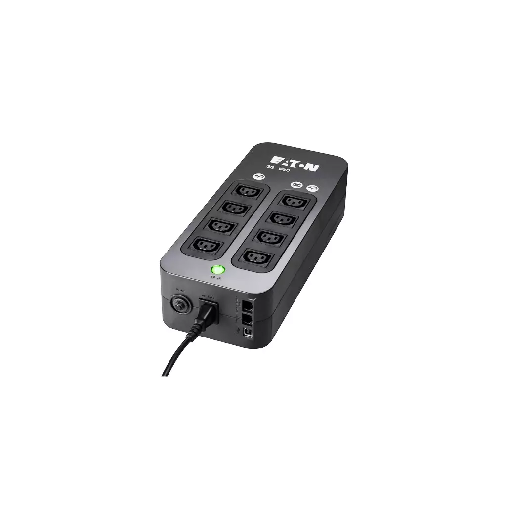 Obrázek produktu EATON Záložní zdroj UPS Eaton 3S 700VA/420W, USB, černý, 8×IEC C13
