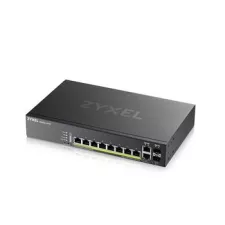 obrázek produktu ZYXEL GS2220-10HP 8port GbE L2 Switch,1 GbE Uplink, PoE