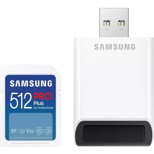 obrázek produktu Samsung SDXC 512GB PRO Plus + USB adaptér