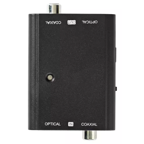 obrázek produktu NEDIS digitální audio převodník/ 2cestný/ zásuvka RCA + zásuvka Toslink/ zásuvka RCA + zásuvka Toslink/ černý
