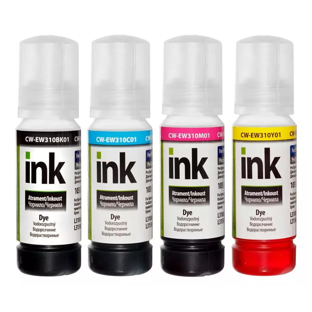 Obrázek produktu ColorWay alternativní inkoustová náplň pro EPSON / T00S64A/ L1x10/ L315x/ L325x/ L3x6x/ L5190/ 4x 70ml Mul