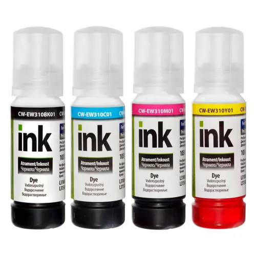 obrázek produktu ColorWay alternativní inkoustová náplň pro EPSON / T00S64A/ L1x10/ L315x/ L325x/ L3x6x/ L5190/ 4x 70ml Mul