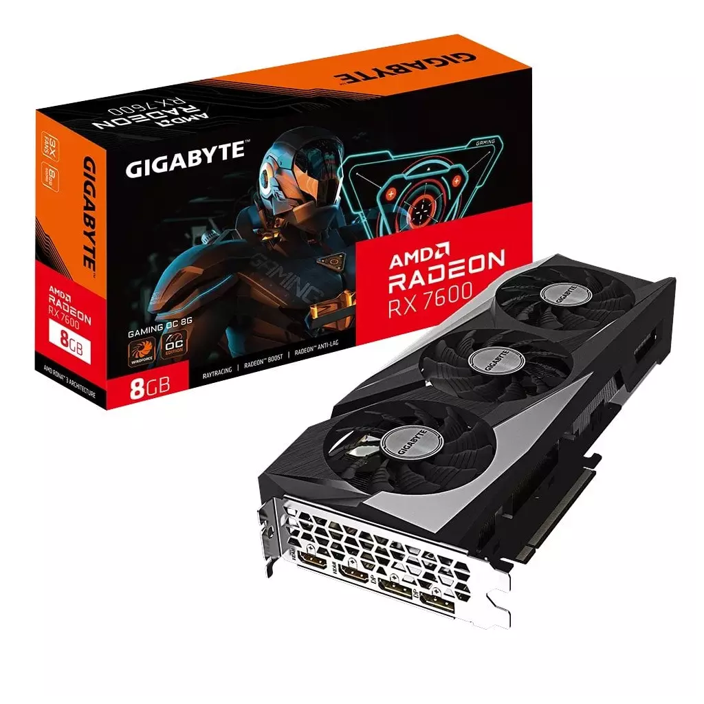 Obrázek produktu GIGABYTE Radeon RX 7600 Gaming OC 8G