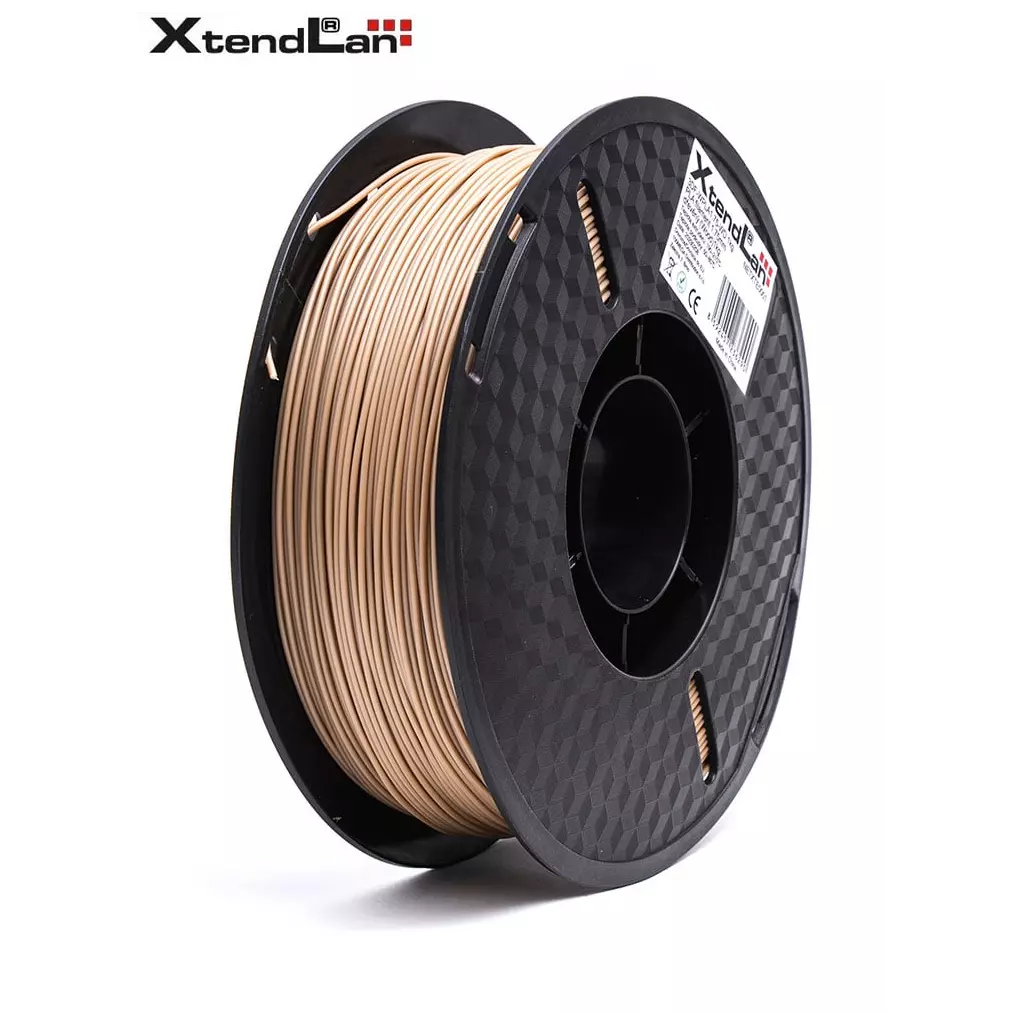 Obrázek produktu XtendLAN PLA filament 1,75mm dřevěný 1kg