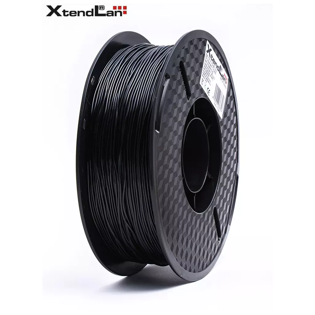 Obrázek produktu XtendLAN TPU filament 1,75mm transparentní černý 1kg