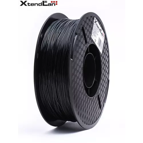 obrázek produktu XtendLAN TPU filament 1,75mm transparentní černý 1kg