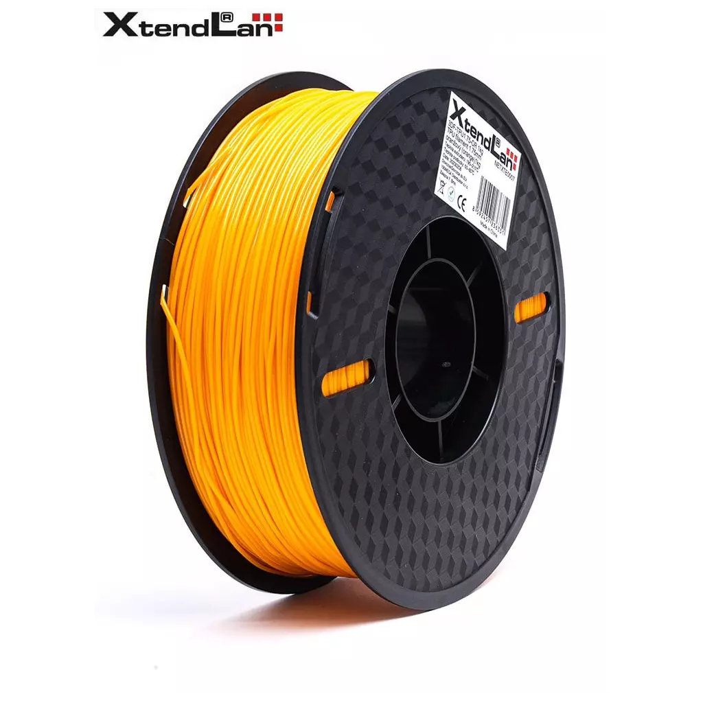 Obrázek produktu XtendLAN TPU filament 1,75mm transparentní oranžový 1kg