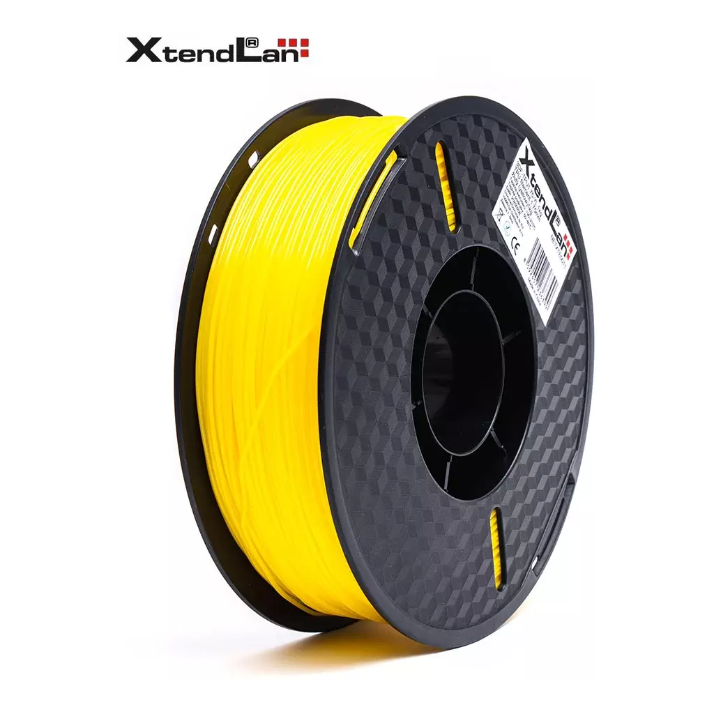 Obrázek produktu XtendLAN TPU filament 1,75mm transparentní žlutý 1kg