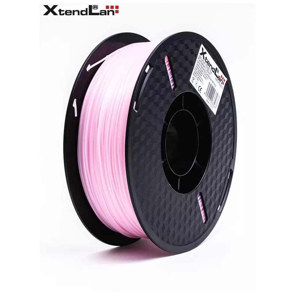 Obrázek produktu XtendLAN PLA filament 1,75mm svítící červený 1kg
