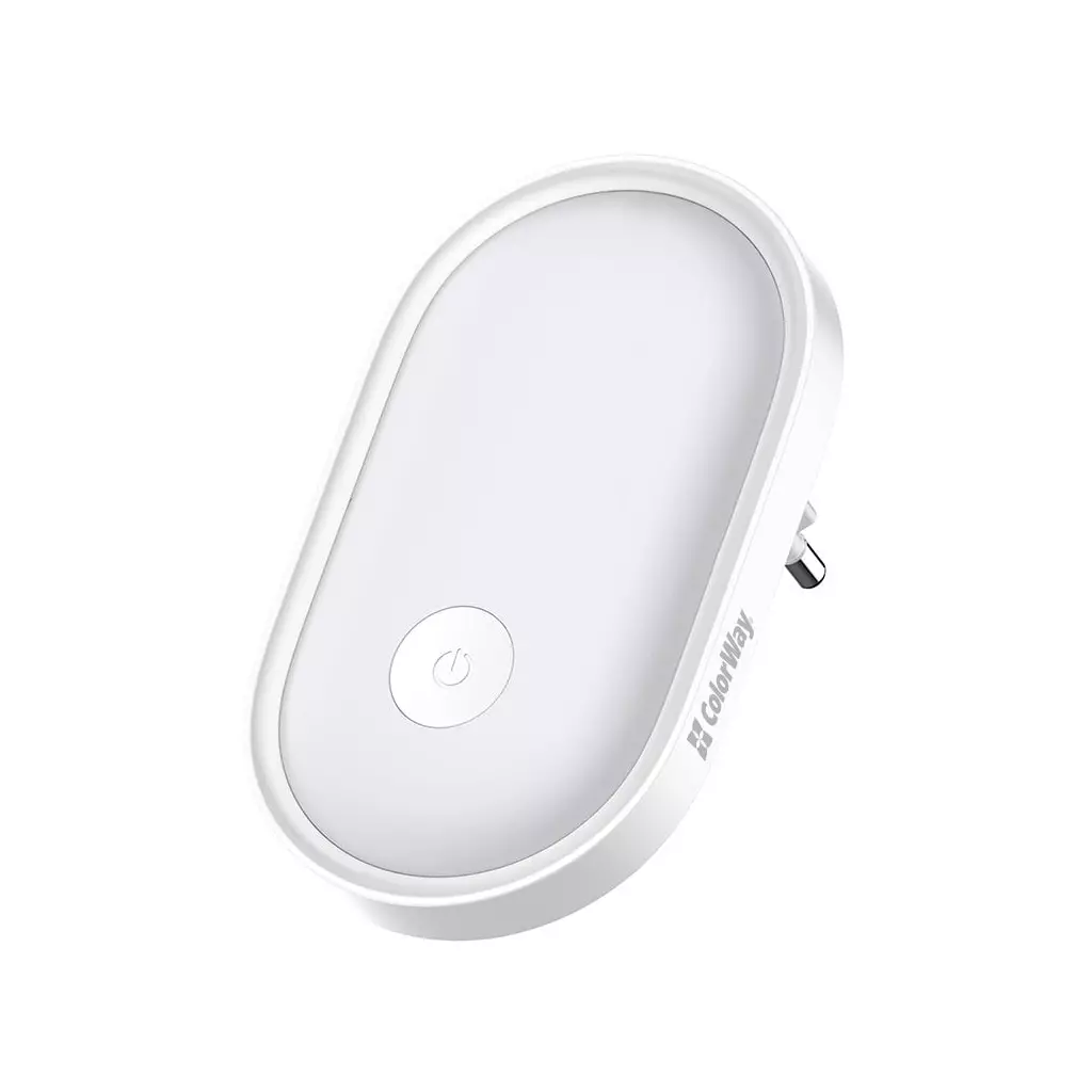 Obrázek produktu ColorWay noční LED světlo CW-NL08-W, inteligentní senzor, bílé