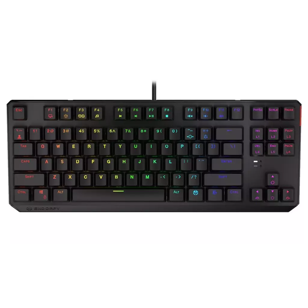 Obrázek produktu Endorfy Thock TKL Brown, CZ/SK layout - černá