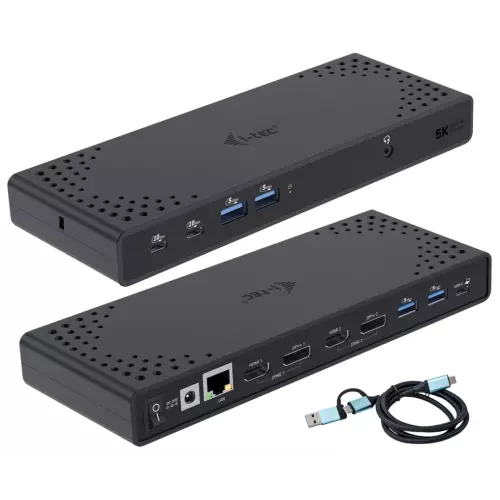 obrázek produktu i-tec USB 3.0 / USB-C / Thunderbolt Dual Display Docking Station, PD 100W