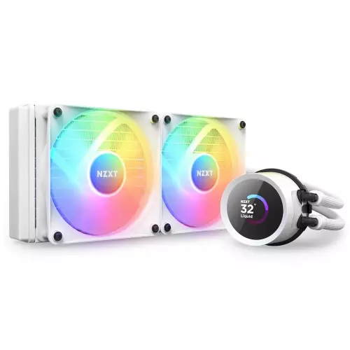 obrázek produktu NZXT Kraken 240 RGB, bílý - bílá