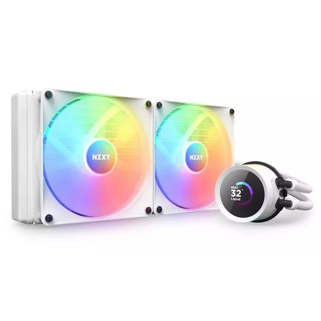 Obrázek produktu NZXT Kraken 280 RGB, bílý - bílá