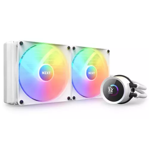 obrázek produktu NZXT Kraken 280 RGB, bílý - bílá