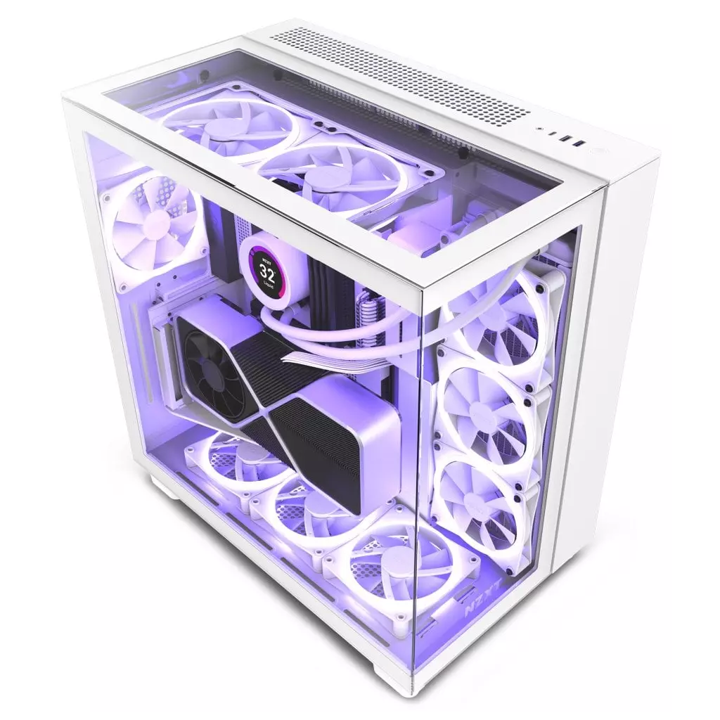 Obrázek produktu NZXT H9 Elite, bílá - bílá